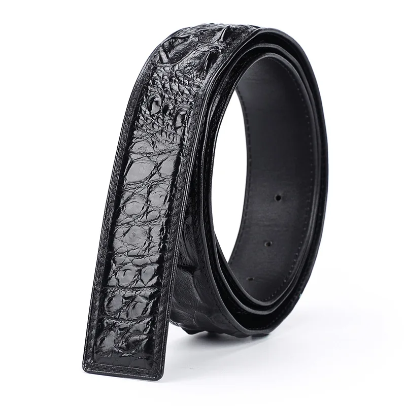 2023 new fashion 3.8cm belt high quality for men women genuine strap Crocodile leather belt luxury crocodilian free shipping