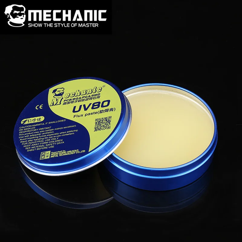 MECHANIC BGA Soldering Flux Paste No-clean Halogen-Free Rosin Solder Paste Welding Fluxes Paste for PCB BGA PGA SMD