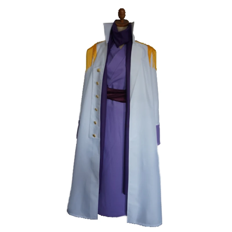 Fujitora Issho Cosplay Costume Admiral Fujitora Cosplay Marine Trench Full size