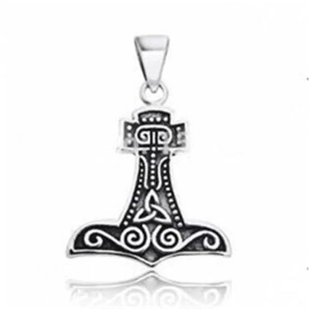 Skyrim Norse Mjolnir Thor Hammer Religious Charms Pendants Jewelry Accessories Findings For DIY Necklaces&Bracelets Making 10Pcs