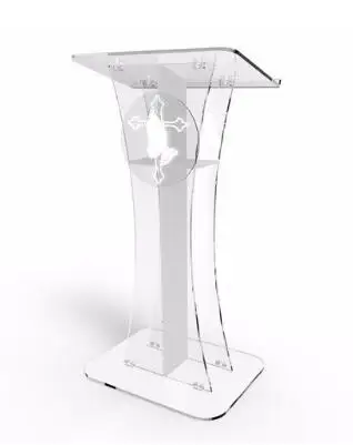 

Wholesale Free Shipping Acrylic Desktop Lectern / Acrylic Classroom Lectern Podium / Acrylic Podium table