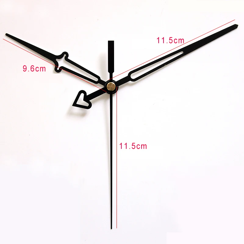 Ostar Silent Movement Plastic quartz clock mechanism with black hands 10# Clock Accessory Quartz DIY Clock kits F333