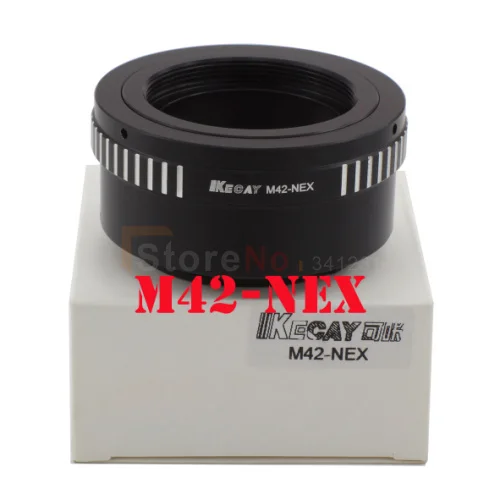 KECAY M42-NEX Lens mount Adapter For M42 Lens And for S&NY NEX E Mount body NEX3NEX5 NEX5N NEX7NEX-C3NEX-F3 NEX-5R NEX6