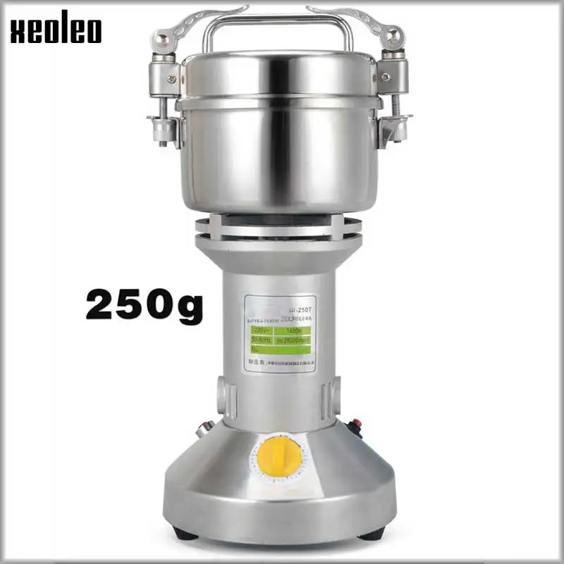 XEOLEO Electric Grain grinder Grain Grind machine Grinder Mill Stainless steel 250g Grinding Spices/Herbs/Bean machine22000r/min