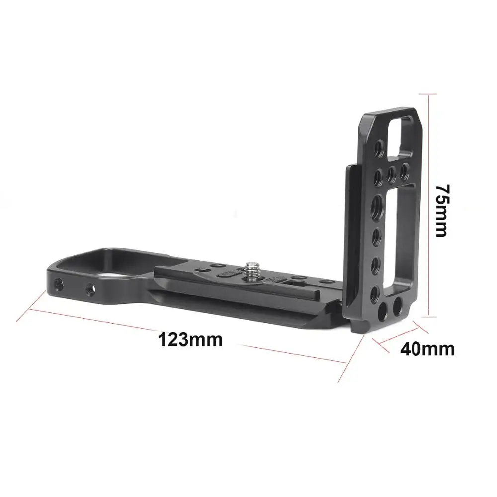 EachRig L-Bracket Camera Cage for Sony A6400, A6000, A6300 Arca-Type Compatible Dovetail Quick Release Plate