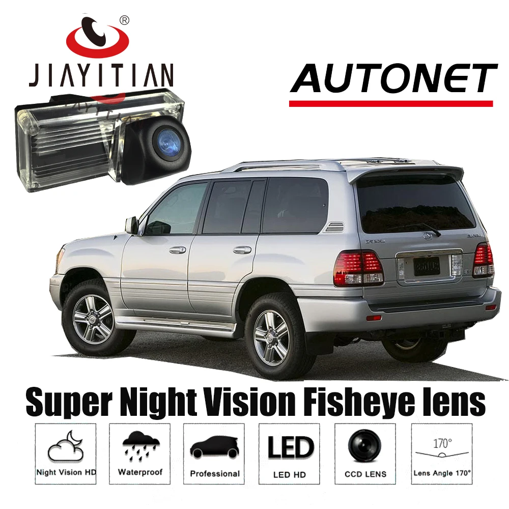 

JIAYITIAN Rear View Camera For Lexus GX 470 GX470 / LX 470 LX470 PC1049 Super Hi-Vision Fisheye lens Backup Parking Camera