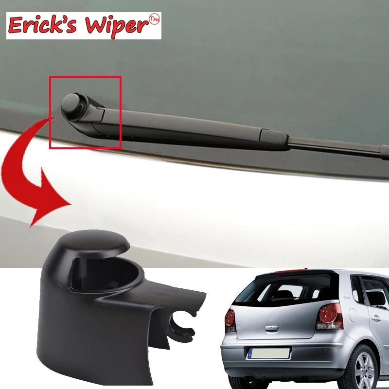 Erick\'s Wiper Windshield Windscreen Rear Wiper Arm Washer Cover Cap Nut For VW Polo 4 2005 - 2009 Tailgate Window Nut Protector