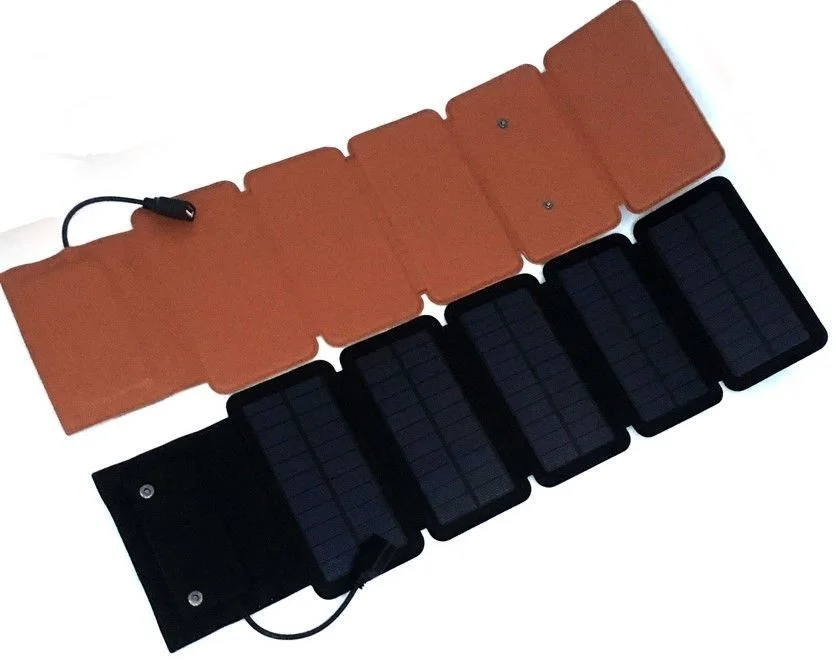 New 7.5W Solar power bank 5V/1.5A mobile powerbank universal portable Mono Silicon solar Panel charger