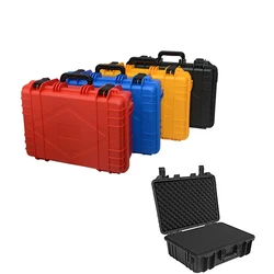 470x360x168mm Safety Instrument Tool Box ABS Plastic Toolbox Tool Case Impact Resistant Suitcase Toolbox Equipment Camera Case