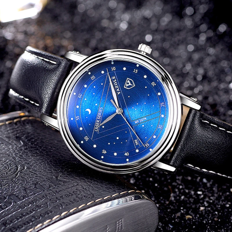 YAZOLE Starry Sky Men\'s Watch Top Brand Luxury Galaxy Wrist Watch Men Watch Unique Fashion Watches Clock relojes para hombre