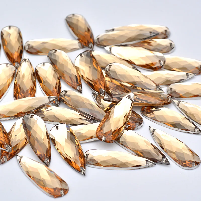 ملابس جوناو-كريستال ، 10 × 30 ، 20 ، حجم كبير ، أرجواني فاتح ، بلورات ، ظهر مسطح ، أكريليك ، كريستال ، للملابس