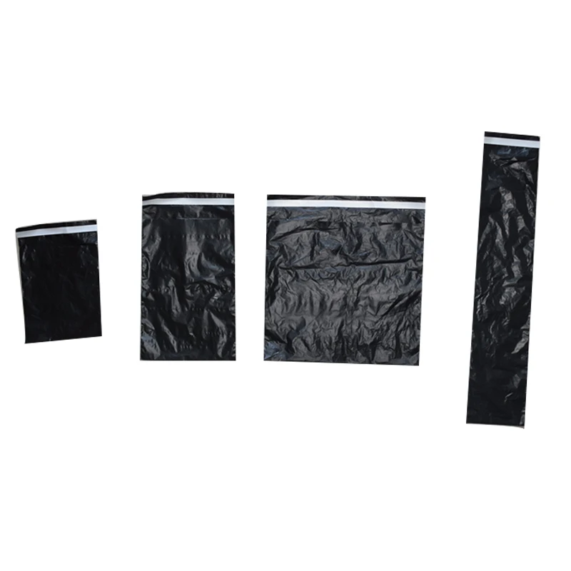 10PCS/lot 15*17cm Multi Sizes Black Self Seal Post Plastic Retail Packaging Packing Poly Bag Packaging Bags For Necklace