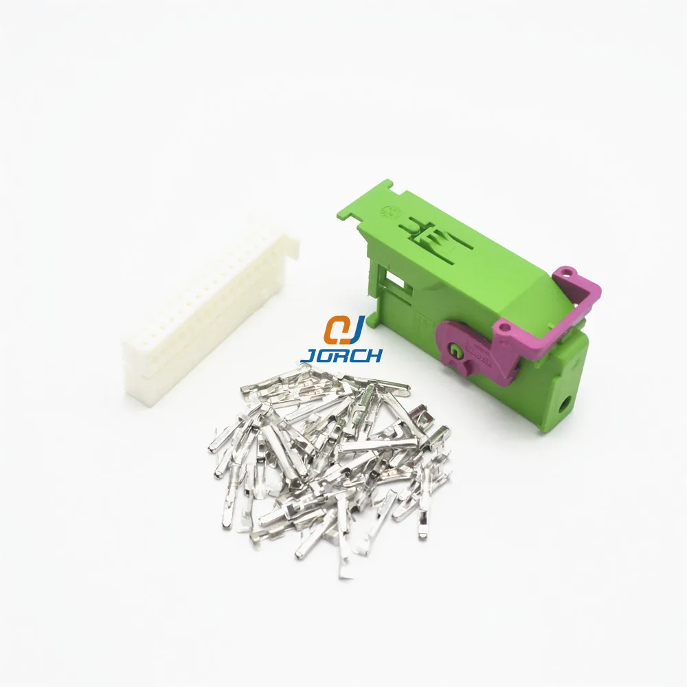 1 Kit 32 pin 1J0972977C automotive ecu connector for Audi VW Seat Skoda Instrument Dashboard Plug Connectors 1719057-1 1719058-1