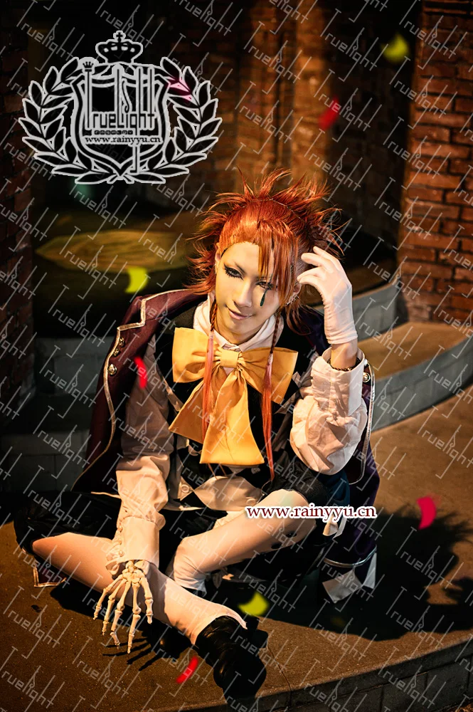 Kuroshitsuji Noah's Ark Circus Joker Anime Cosplay Costume 110