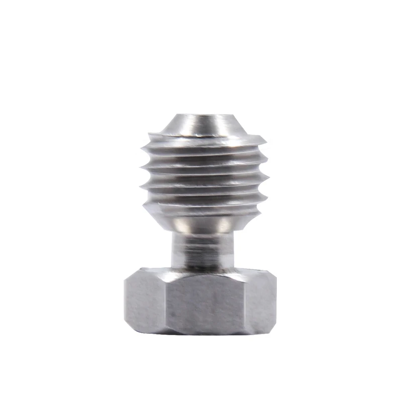 MK10 Stainless steel Hotend M7 1.75MM connector Conversion Kit Throat 0.4MM Nozzle Conversion for 3D Printer mk10 extruder parts