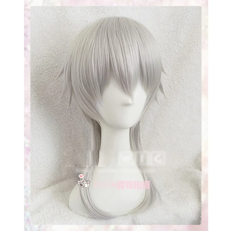 Touken Ranbu Online Tsurumaru Kuninaga Cosplay Wigs 50cm/19.68inch Straight Synthetic Hair Perucas Cosplay Wig+wig cap