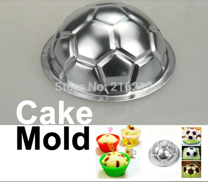 New Arrive DIY Non-toxic Aluminum Birthday Cake Baking Jello Chocolate Football Pan Mold BS