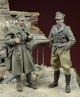 1/35 Resin Figures Model Kits History Military Polish Soldiers Berlin 2 figure  Unassambled Unpainted