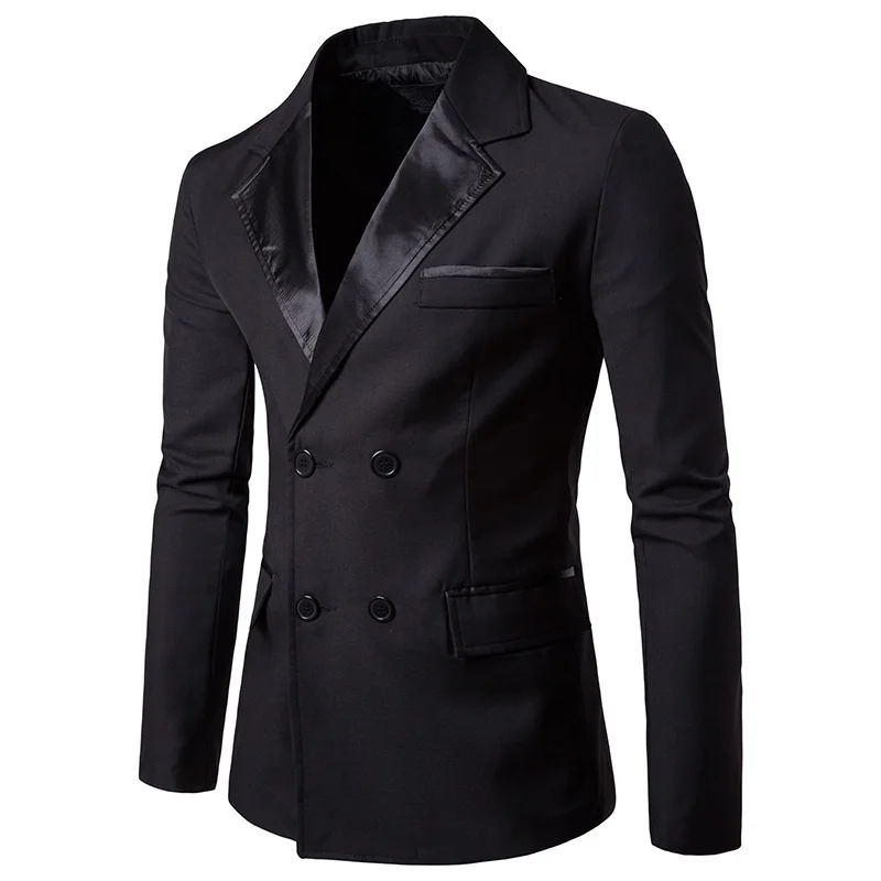 

2019 Mens Elegant Fashion Suit Jacket One Button Men Slim Fit Jacket Blazer Plaid Stripe Mens Blazer Plus Size Business Jacket