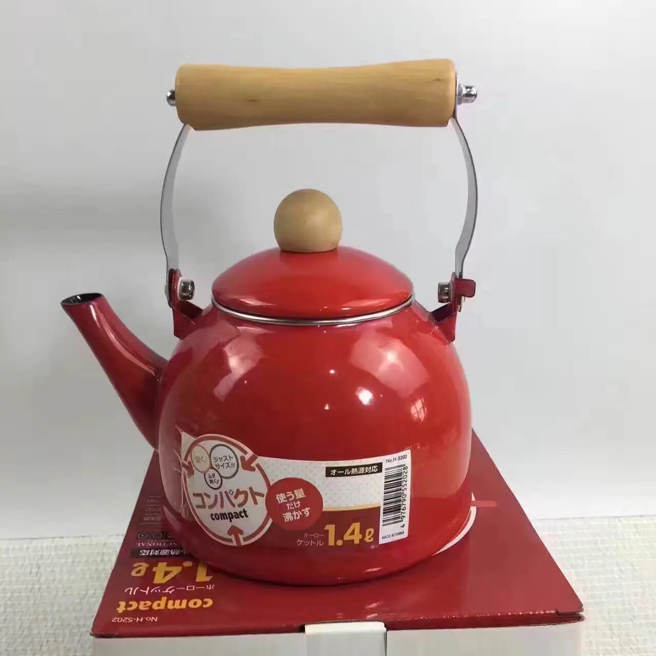 1.4L  Japanese enamel Household kettle Gas stove induction cooker universal Chinese medicine pot Teapots