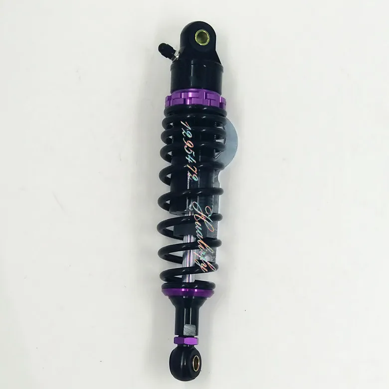 7mm spring 1 Pair 305mm  315mm  325mm Motorcycle  Dirt Bike Rear Suspension Air Shock Absorber  black & purple