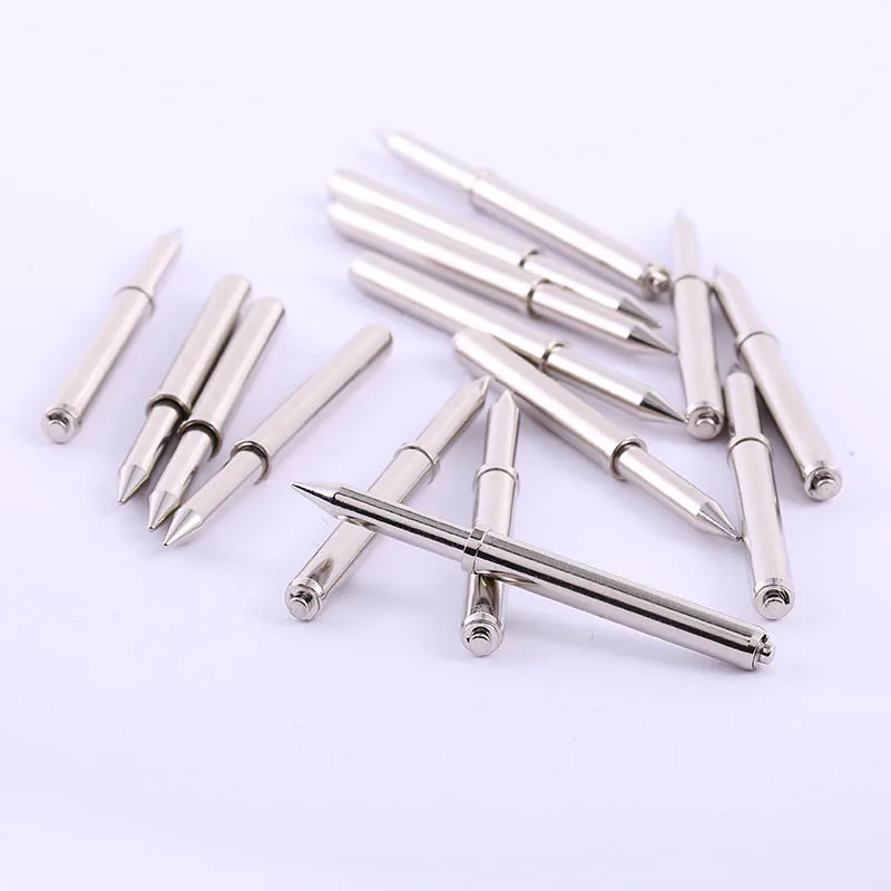 10/50PCS GP-2L Length 58MM Dia 5.0mm Iron Nickel Plated Pointed Probe Positioning Pin ITC ElectricPlate Spring Positioning Dowel