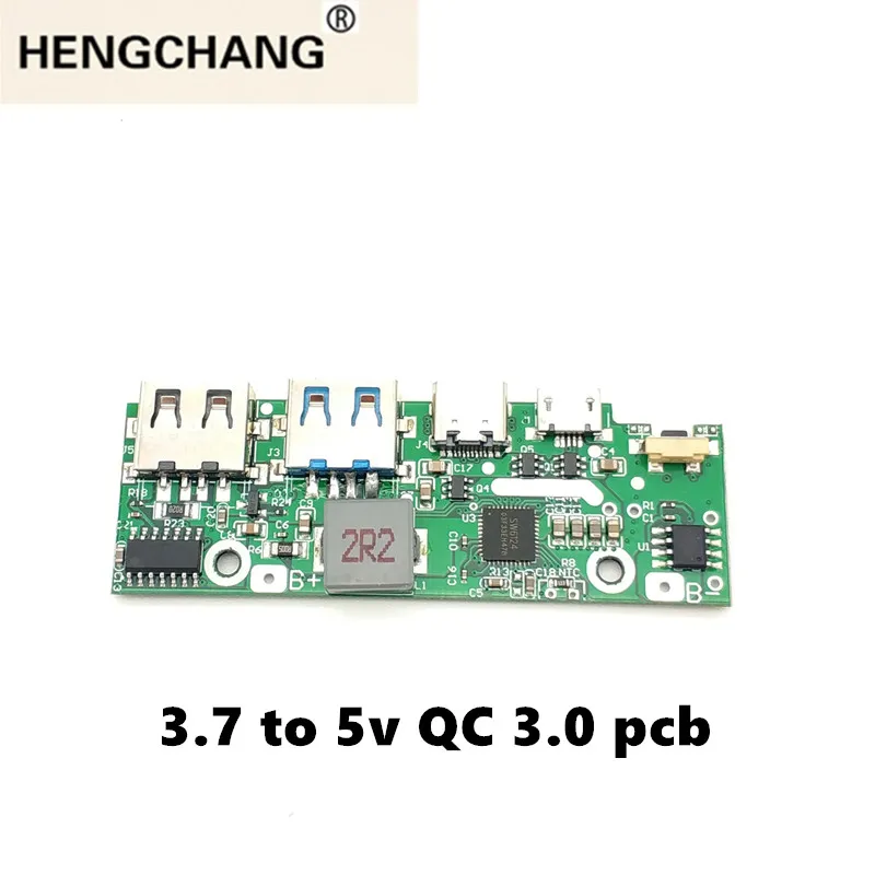 Szybkie ładowanie 3.0 Power Bank część PD3.0 bateria litowo-jonowa płytka PCB PCB 5v2a 9v2a 12v1.5a moduł wspomagający USB