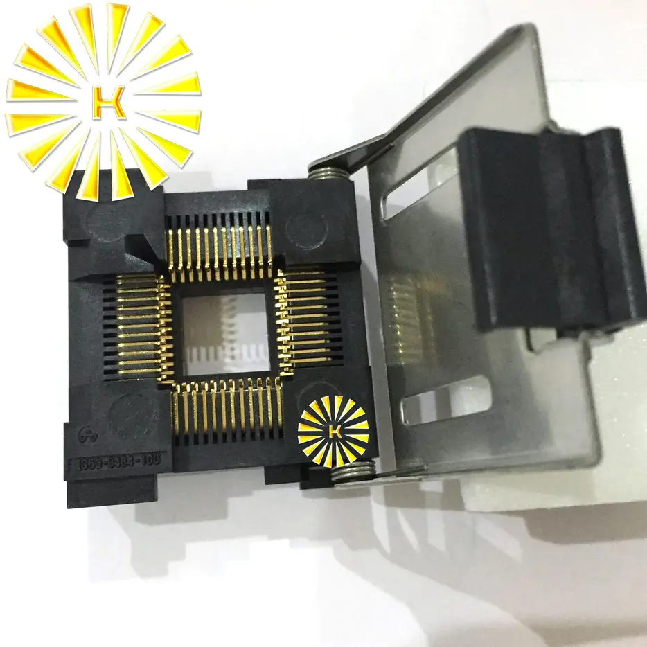 

100% оригинальный новый LCC 48-контактный LCC48 IC тестовый разъем/адаптер программатора/гнездо для проживания IC53-0484-100