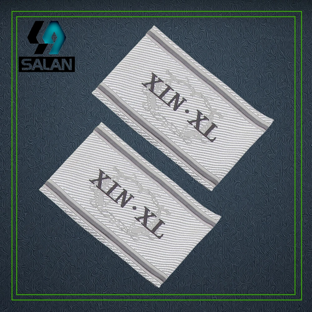 Ffree shipping customize high density clothing woven labels brand name embroidered sewing tags high grade garment fabric labels