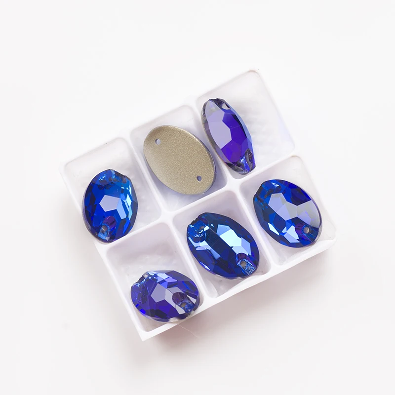 YANRUO 3210 Ovaler Glas-Strass mit flacher Rückseite, genähte Kristall-Strasssteine, DIY lose Steine für Schmuck, Basteln, Handarbeiten – Detail 20