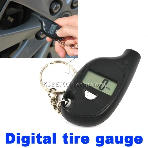 Mini Portable Digital Car Auto Tire Pressure Tester Motorcycle LCD Display Tyre Air Meter Gauge Procession Tool 2-150 PSI