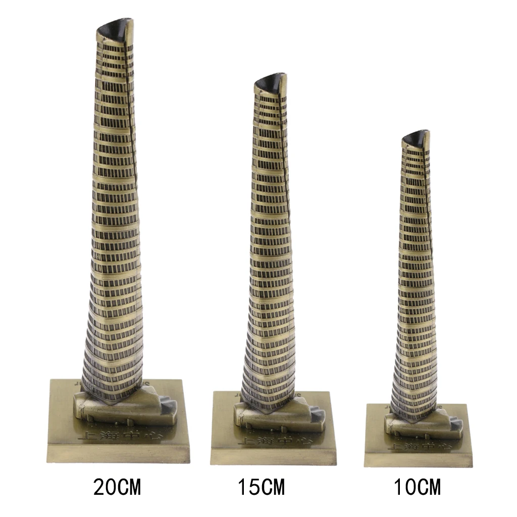 SHANGHAI TOWER CHINA ARCHITECTURE BUILDING REPLICA COLLECTIBLE SOUVENIR 4\'\'