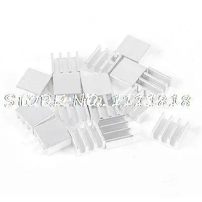 

15Pcs 11mm x 10mm x 5mm Heatsink Heat Dissipation Aluminium Cooling Fin