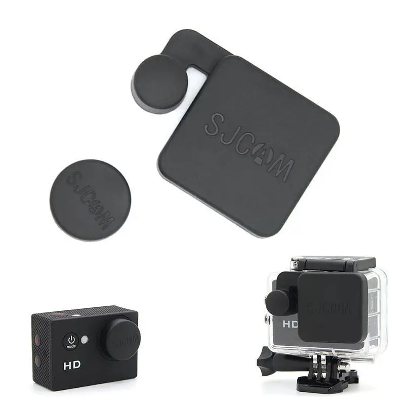 Protective Camera Lens Cap Cover + Housing Case Cover set for SJCam SJ4000 WiFi Camera