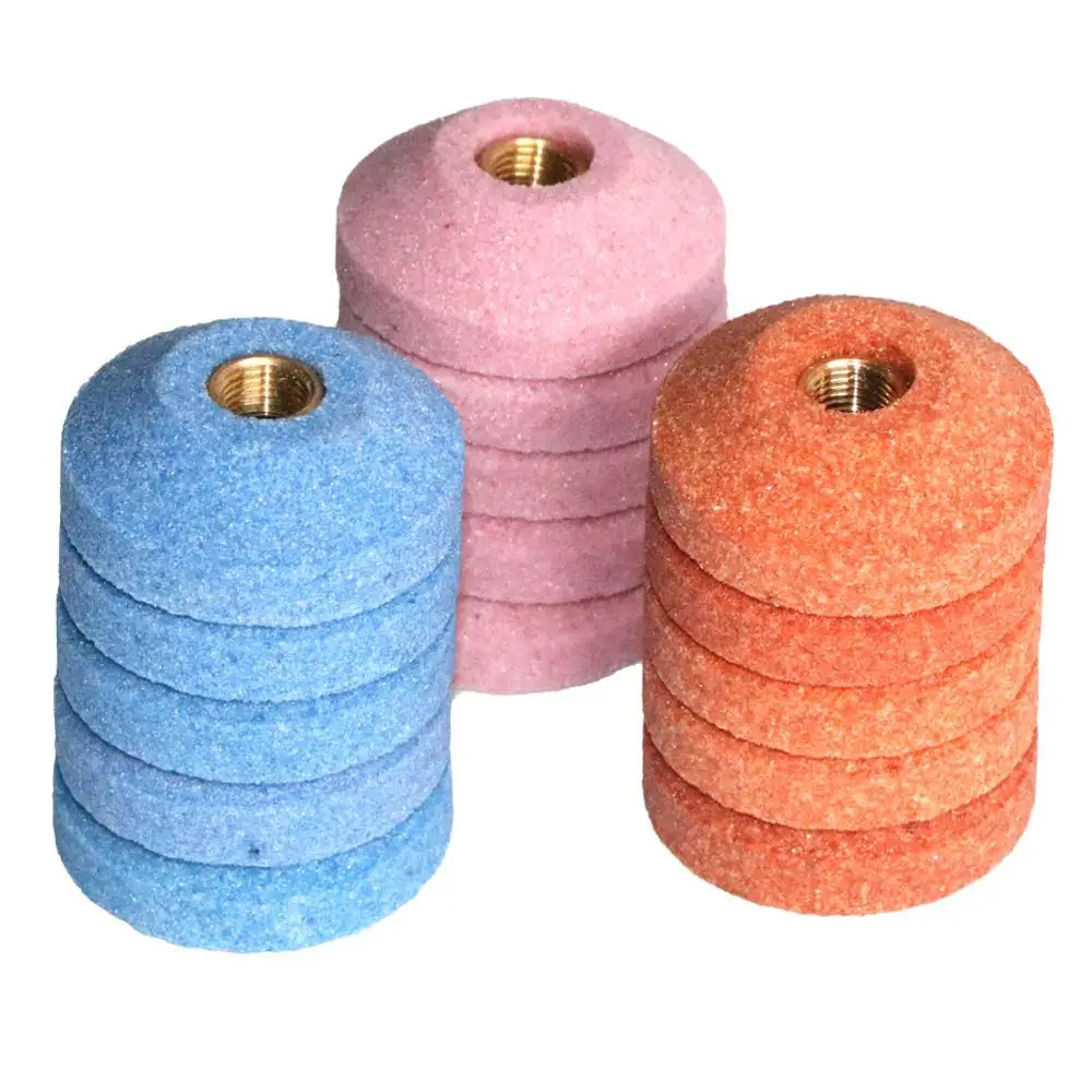 10Pcs 30mm  Grinding Wheel Cup Surface Polishing Stone Wheel For Air Micro Grinder Pneumatic Abrasive Stone Point Polishing Head