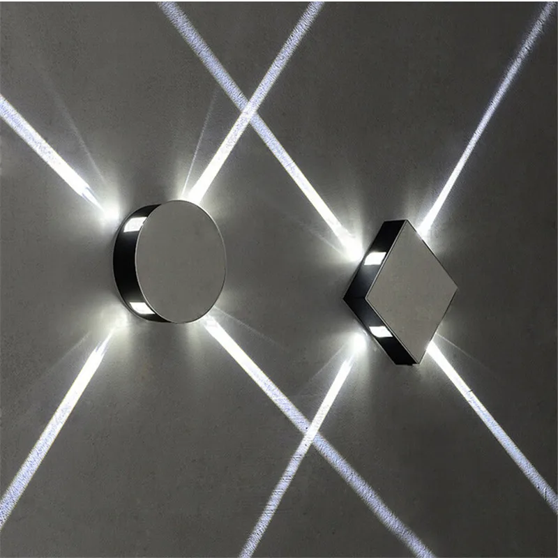 

YIYANG LED Modern Creative Aisle Round Square Wall Lamp Bedside Corridor Staircase Bathroom Hotel Project Indoor Light Pared Luz