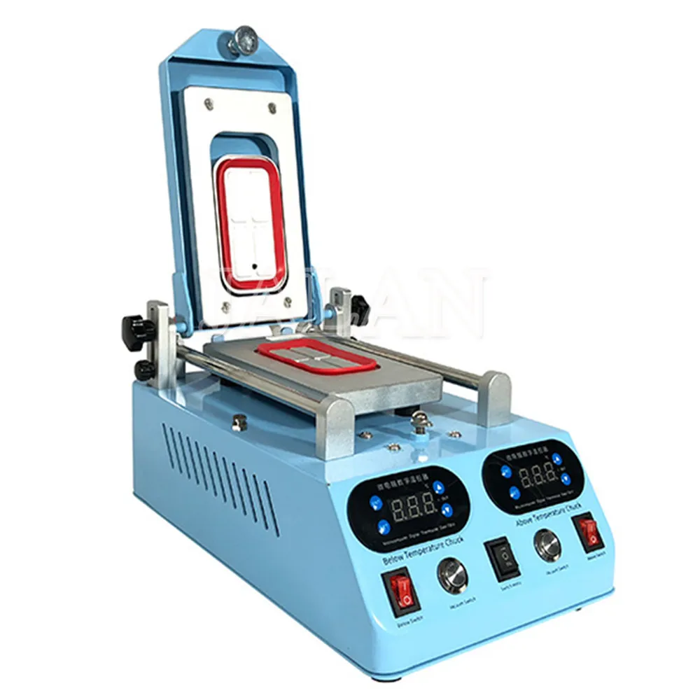 

Auto heating suction separator machine for iphone for Samsung lcd middle frame separator OCA film remover separate built in pump