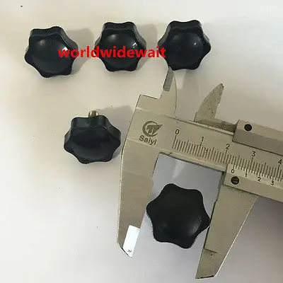 5 sztuk M5 x 12/16/20/25/30mm długość gwintu x 25mm głowy średnica gwiazda głowy pokrętło zaciskowe