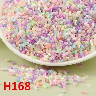 600pcs 2mm Charm Czech Glass Seed Beads 11/0 Seedbeads Tube DIY Bracelet Necklace For Jewelry Making Accessories