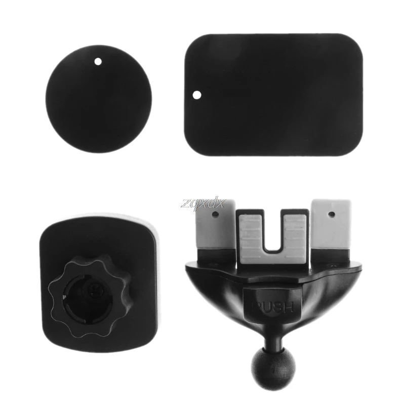 최고의 마그네틱 CD 슬롯 자동차 마운트 홀더 360 도 회전 범용 블랙 크래들-리스 자동차 전화 홀더, 도매 및 드롭 쇼핑