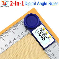 0-200mm 8'' Digital Meter Angle Inclinometer Angle Digital Ruler Electron Goniometer Protractor Angle finder Measuring Tool