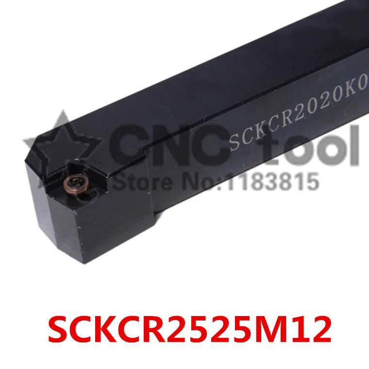 Herramienta de torneado externo SCKCR2525M12/ SCKCL2525M12, salidas de fábrica, espuma, barra de perforación, cnc, máquina, salida de fábrica