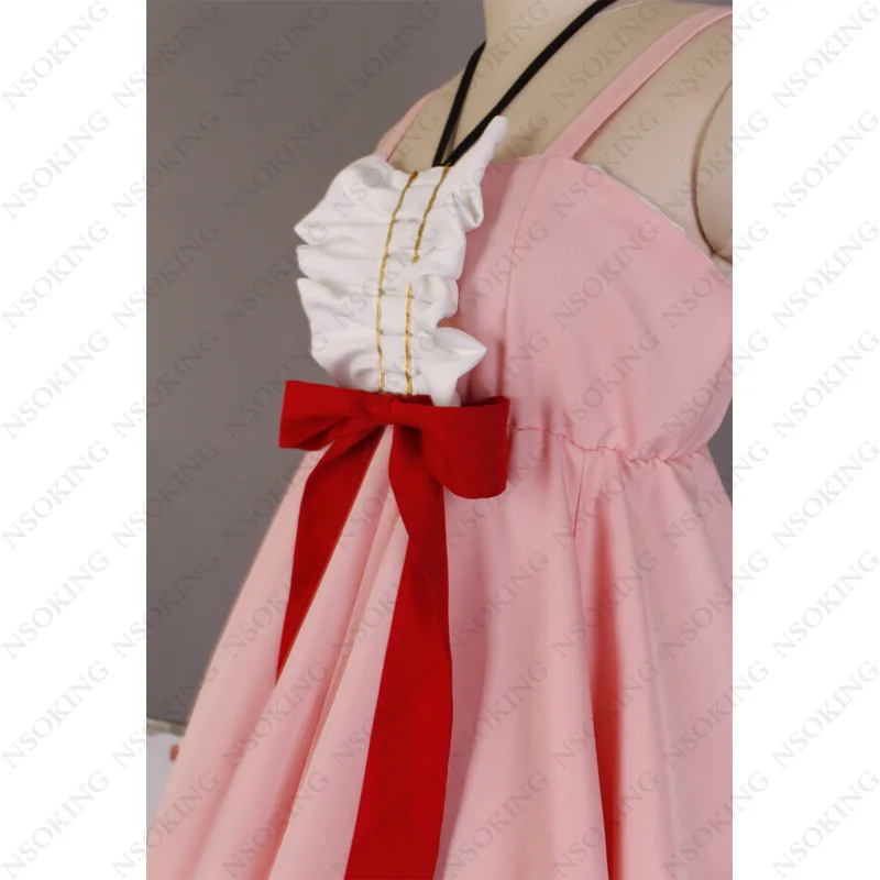 Bakemono gatari Oshino Shinobu Costume Cosplay vestito da partito personalizza