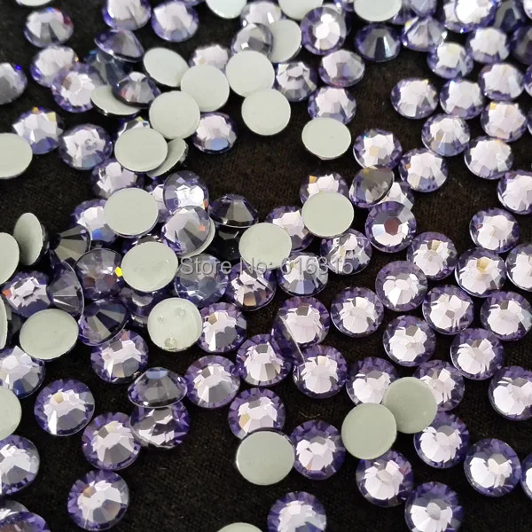 

5mm ss20 light Amethyst hot-fix rhinestone 1440 pcs each lot ; flatback strass for nail decoration factory direct price