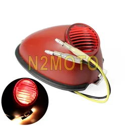 For Retro Ural K750 KS750 BW40 Zundapp BMW Motorcycle 12V Rear Light Fender Mount Side Indicator Light