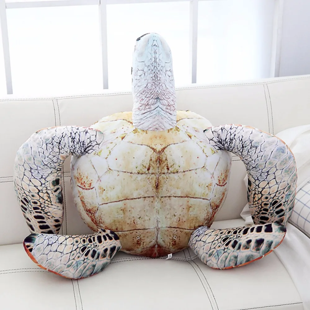 1pc Lovely Ocean Sea Turtle Plush Toys Soft Tortoise Stuffed Animal Dolls Pillow Cushion Gifts