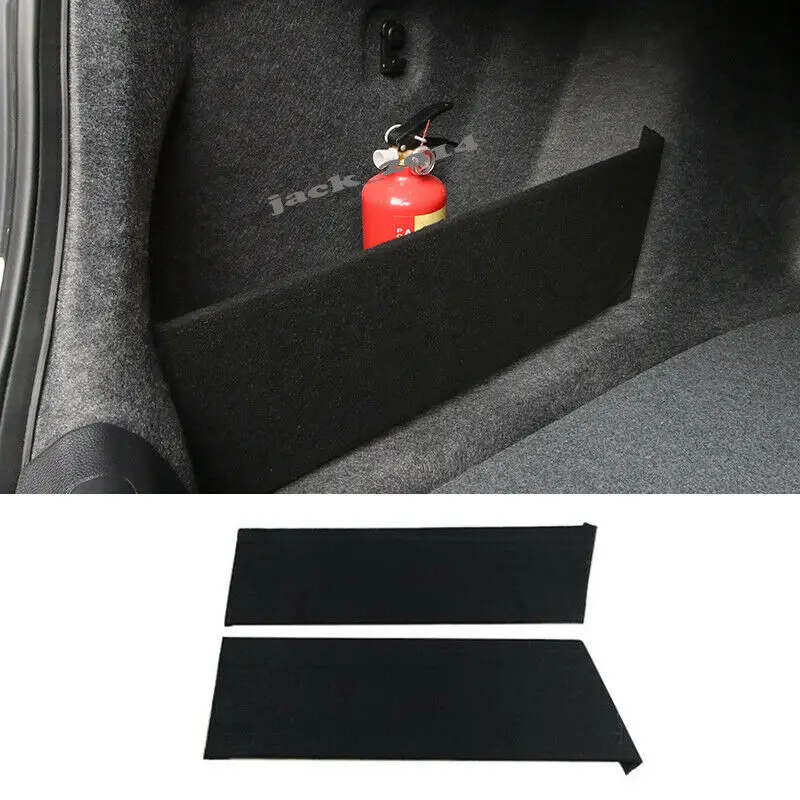 Black Car Trunk Cargo Organizer Baffle 2pcs/set For HONDA Accord 10th 2018-2019