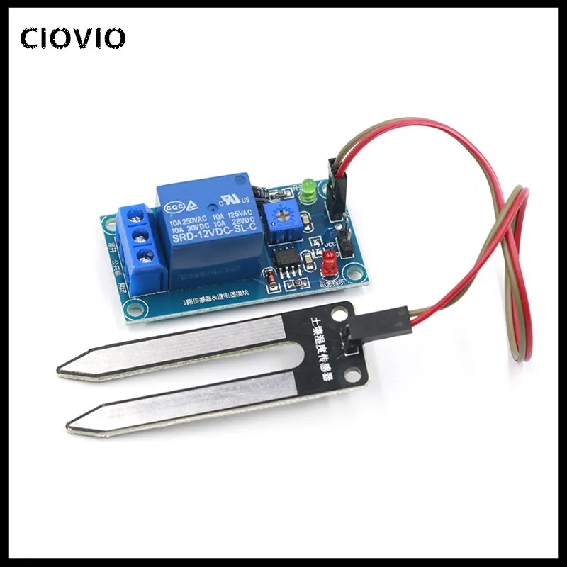 Soil Moisture Sensor 12V Relay Control Module DC 12V soil moisture sensor relay Automatic watering of humidity starting switch