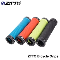 ZTTO Anti slip Rubber Bicycle Grips Silicone Gel Cycling Handle Grip for MTB Folding Road Bike Handlebar parts Alloy Lockable