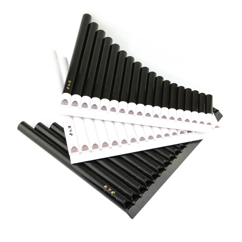 18 Pipes Pan Flute Eco-friendly Resin C Key 16 Tube Panflute Easy Learning for Children Music Instrument Gift